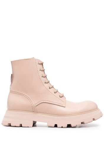 Alexander McQueen Wander lace-up boots - Rosa