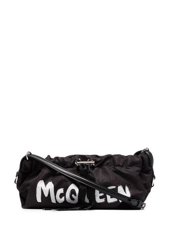 Alexander McQueen AMQ MINI BUNDLE GRAFFITI SHLDR BAG - Nero