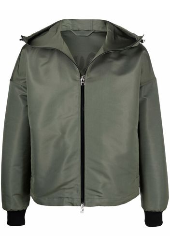 Alexander McQueen logo-printed windbreaker - Verde