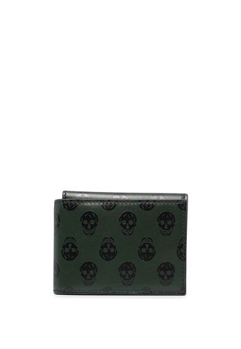 Alexander McQueen Portafoglio con stampa - Verde