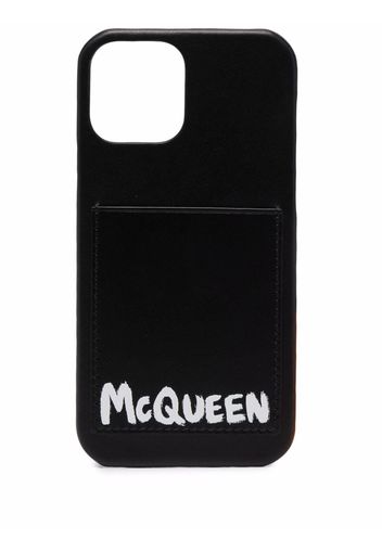 Alexander McQueen logo-print iPhone 12 Pro case - Nero