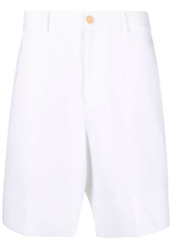 Alexander McQueen high-waisted straight-leg shorts - Bianco