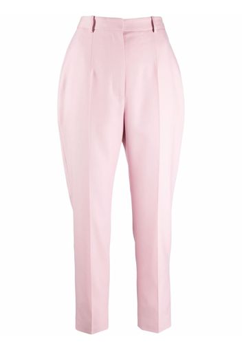 Alexander McQueen cropped tailored trousers - Rosa