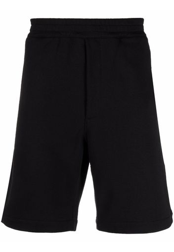 Alexander McQueen side zip-detail shorts - Nero