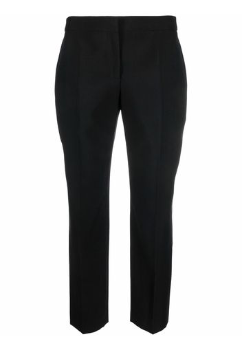 Alexander McQueen low-rise cropped trousers - Nero