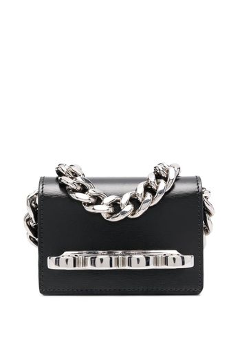 Alexander McQueen The Four Ring mini bag - Nero