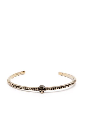 Alexander McQueen Bracciale rigido con pendente - Oro