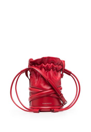 Alexander McQueen Soft Curve bucket bag - Rosso