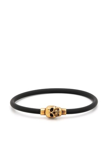 Alexander McQueen skull-plaque bracelet - Nero