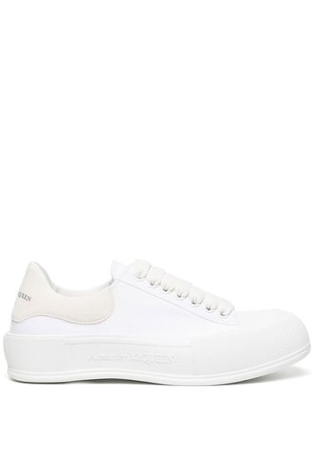 Alexander McQueen Sneakers Deck Plimsoll - Bianco