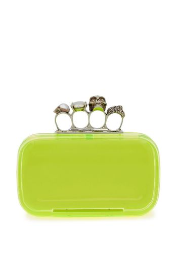 Alexander McQueen Clutch Skull - Giallo