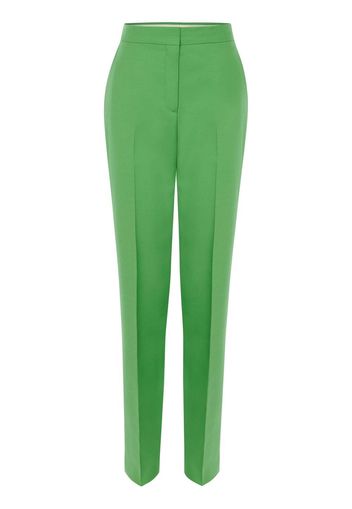 Alexander McQueen Pantaloni a sigaretta - Verde