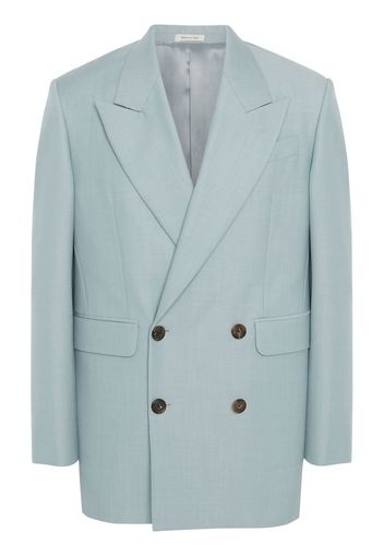 Alexander McQueen Giacca sartoriale doppiopetto - Blu