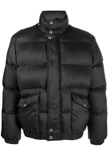 Alexander McQueen Graffiti-print puffer jacket - Nero