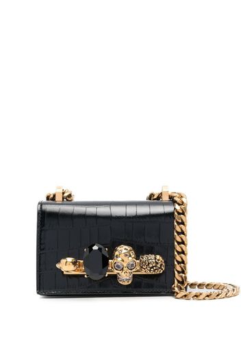 Alexander McQueen Mini Jewelled Satchel bag - Nero