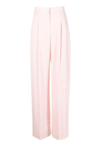 Alexander McQueen pleat-detail tailored trousers - Rosa