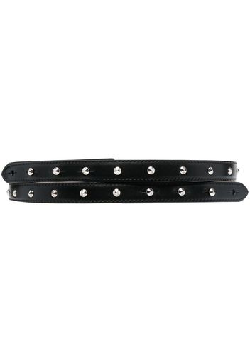 Alexander McQueen studded leather belt - Nero