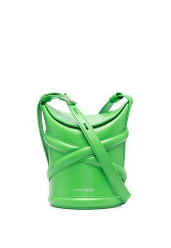 Alexander McQueen The Curve bucket bag - Verde