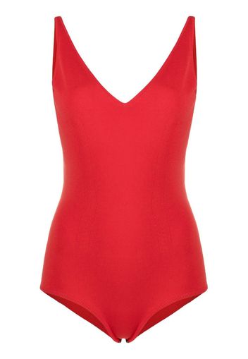 Alexander McQueen V-neck tank top - Rosso