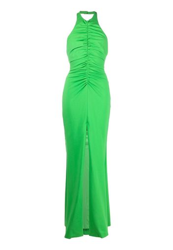 Alexander McQueen Abito con ruches - Verde