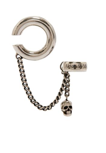 Alexander McQueen Punk Stud AirPod earring - Argento