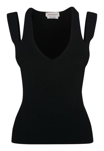 Alexander McQueen Top - Nero