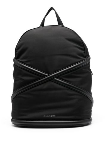 Alexander McQueen The Harness logo backpack - Nero