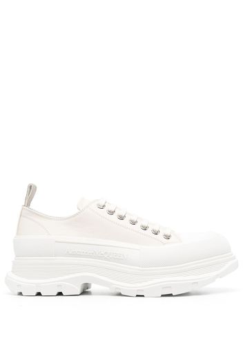 Alexander McQueen Tread Slick lace-up shoes - Toni neutri