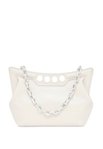 Alexander McQueen Borsa tote mini The Peak - Toni neutri