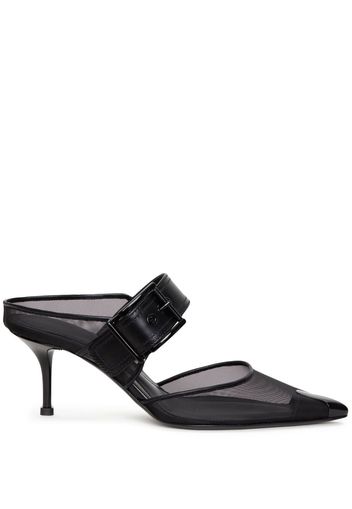 Alexander McQueen Mules con inserti - Nero