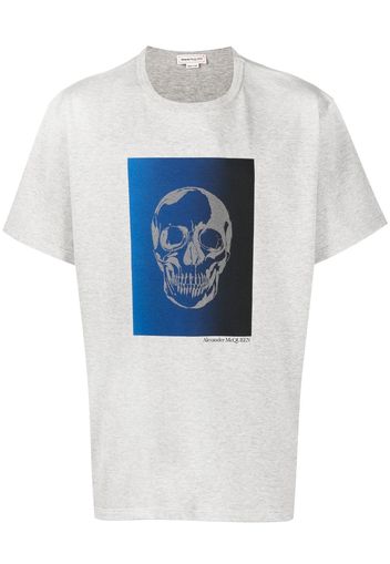 Alexander McQueen skull-print cotton T-shirt - Grigio