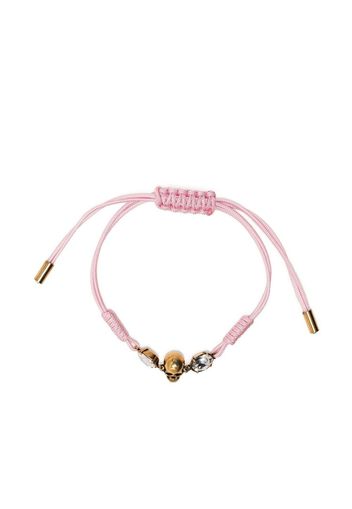 Alexander McQueen skull-charm detail bracelet - Rosa