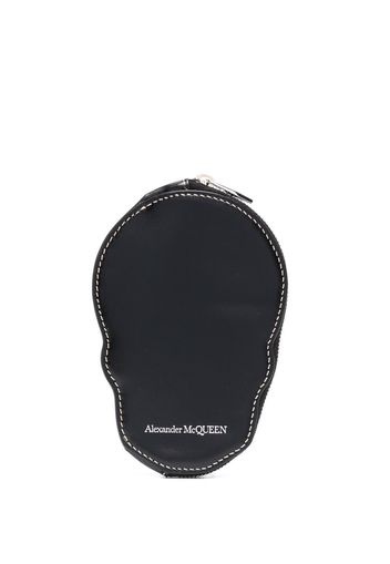 Alexander McQueen Skull all-around zip wallet - Nero