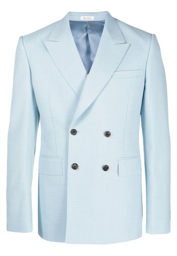 Alexander McQueen double-breasted tailored blazer - Blu