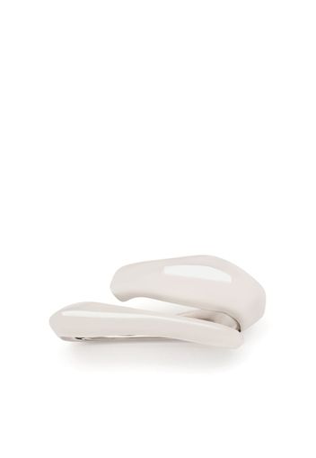 Alexander McQueen asymmetric-design ring - Argento