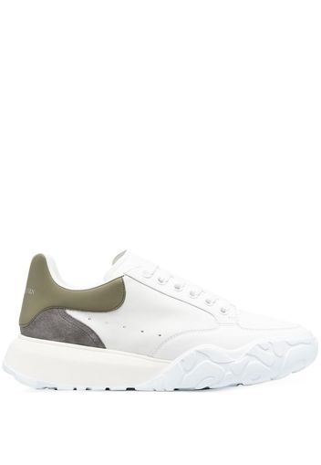 Alexander McQueen low-top panelled sneakers - Bianco