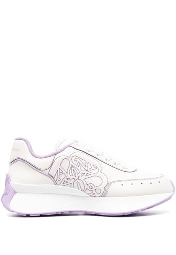 Alexander McQueen Sprint Runner low-top sneakers - Bianco