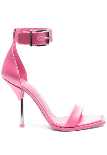 Alexander McQueen 110mm satin-finish sandals - Rosa