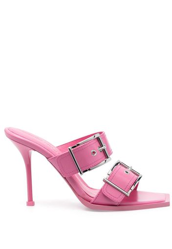 Alexander McQueen 105mm buckle-detail sandals - Rosa