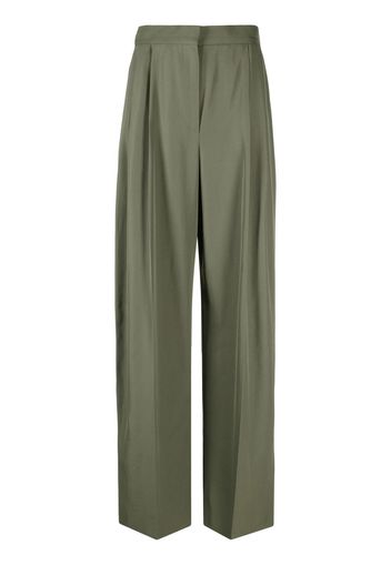 Alexander McQueen high-waisted tailored trousers - Verde