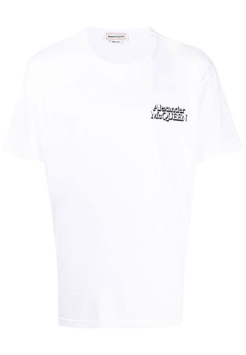 Alexander McQueen logo-print T-shirt - Bianco