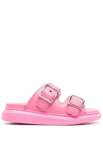 Alexander McQueen 50mm double-buckle sandals - Rosa