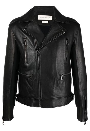 Alexander McQueen Giacca biker - Nero