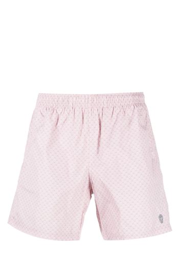 Alexander McQueen skull-print swim shorts - Rosa