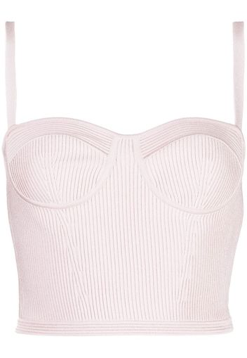 Alexander McQueen Top corto - Rosa