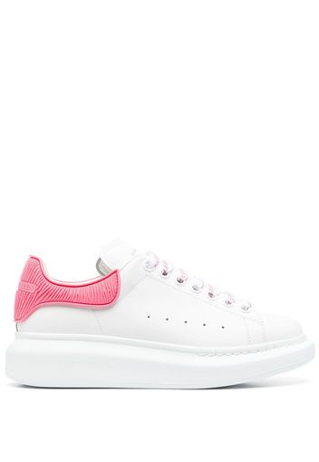 Alexander McQueen Oversized lace-up sneakers - Bianco