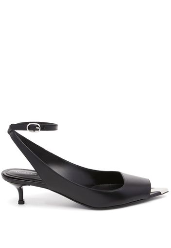 Alexander McQueen Sandali Punk Ankle 40mm - Nero