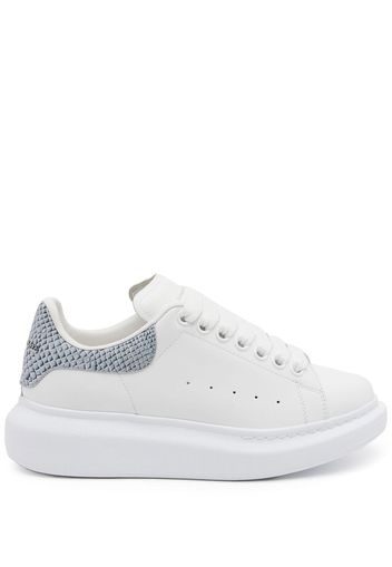 Alexander McQueen Oversized lizard-effect sneakers - Bianco