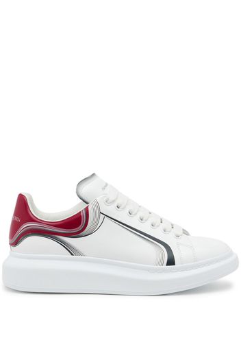 Alexander McQueen Oversized leather sneakers - Bianco