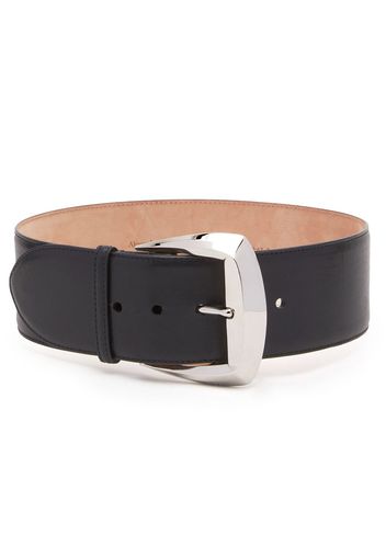 Alexander McQueen Geometric Buckle waist belt - Nero